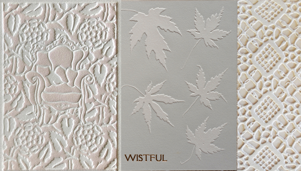 Embossing with Plants, Textures and Photopolymer Plates